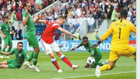 世界杯揭幕战俄罗斯5-0沙特：盘口11.5背后的碾压开局